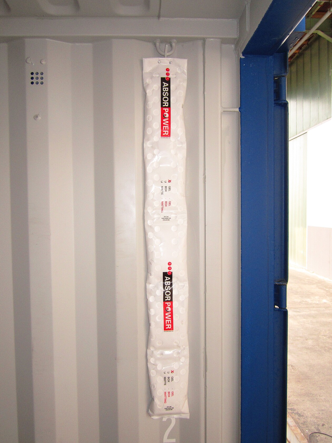ABSORPOWER Gel calcium chloride container desiccant