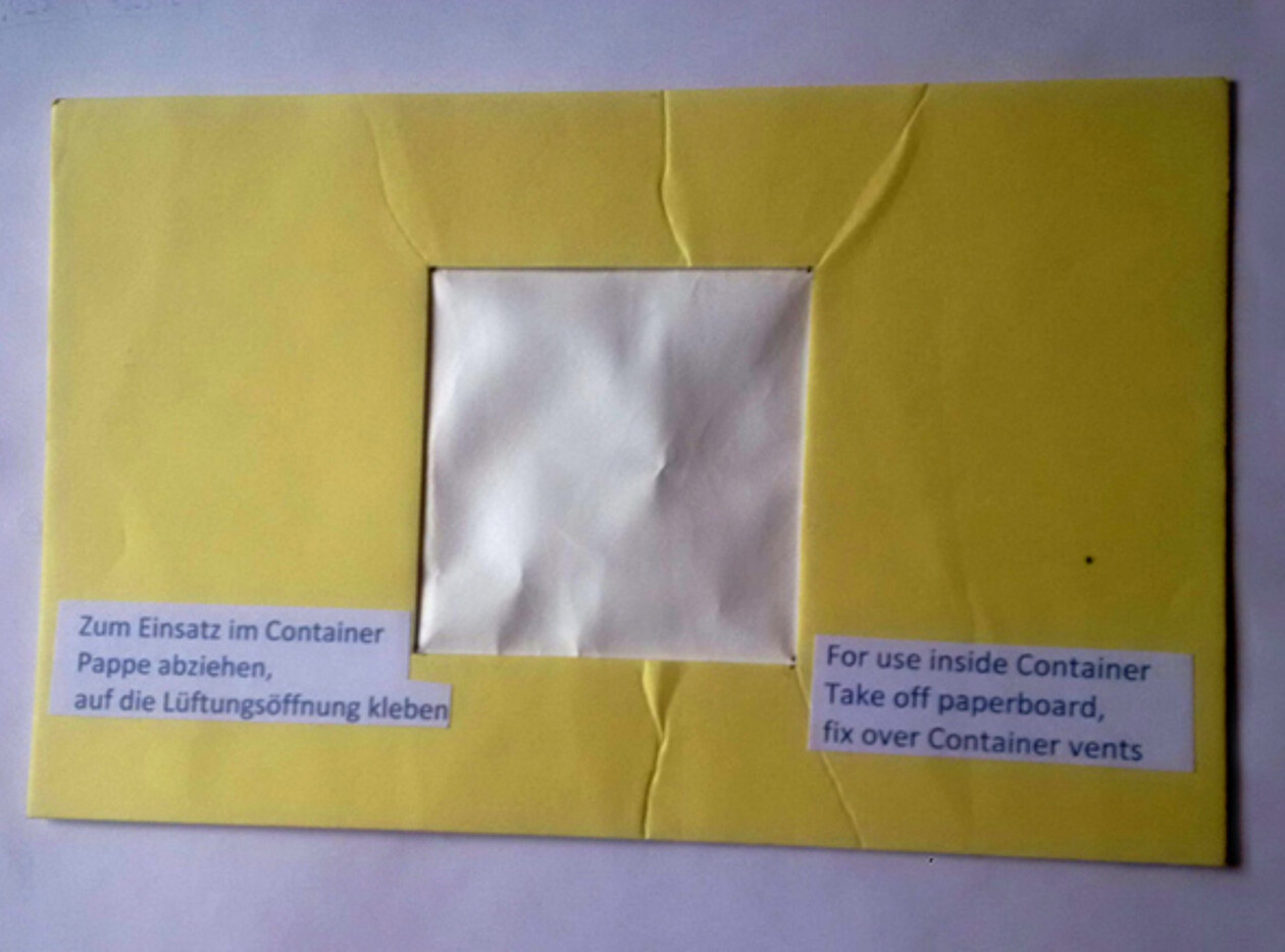ABSORPOWER climate membrane for shipping containers